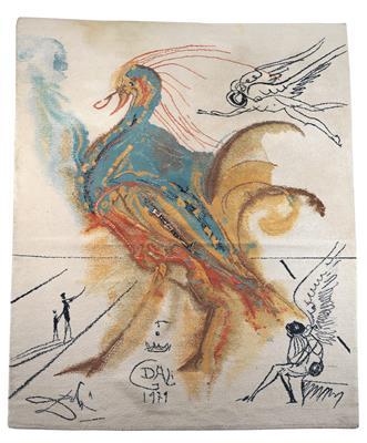 A le grand pavon carpet, Salvador Dali, 1979 by 
																	 Ege Axminster