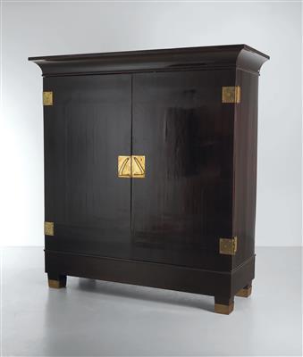 A cabinet stylistically related to the designs by Adolf Loos, for Friedrich Otto Schmidt by 
																	 Friedrich Otto Schmidt