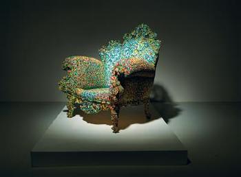 A Poltrona di Proust lounge chair designed by Alessandro Mendini in 1978 by 
																			Prospero Rasulo