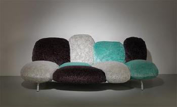 A Cipria sofa designed by Fernando & Humberto Campana in 2008 by 
																			 Edra