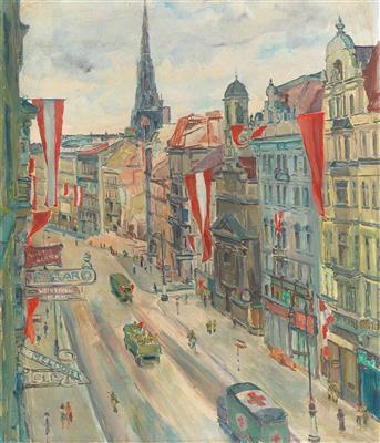Kärntnerstraße 1. Mai 1945 by 
																			Karoline Hafner-Scholz