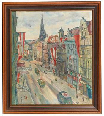 Kärntnerstraße 1. Mai 1945 by 
																			Karoline Hafner-Scholz