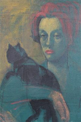 Elisabeth (Gattin des Künstlers) by 
																			Eugen Jussel
