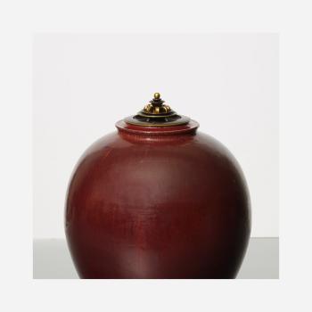 Lidded Vessel by 
																			Kresten Bloch