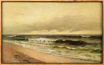 Waves Breaking Along the Shore by 
																	Frank Knox Morton Rehn