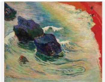 La Vague by 
																	Paul Gauguin