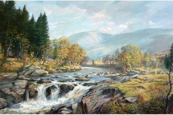 Glen Orchy Towards Loch Awe by 
																	Victor Elford
