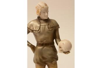 Figure of Hamlet by 
																			Josef Lorenzl