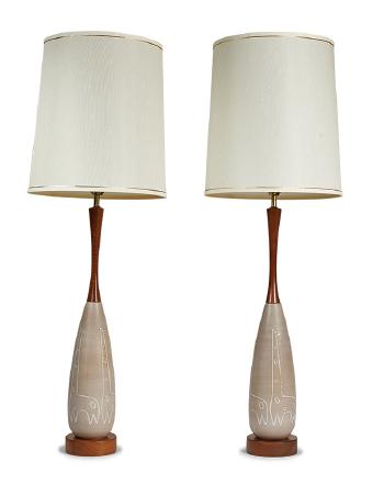 Giraffe lamps (2) by 
																	 Raymor
