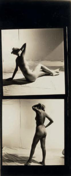 Nu féminin, planche contact avec deux images by 
																	Louise Dahl-Wolfe