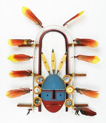 Alutiiq Ceremonial Mask by 
																	Jerry Laktonen