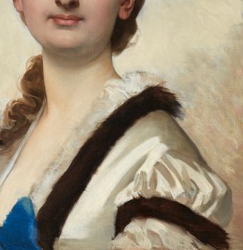 Portrait of a Lady by 
																			Jules Joseph Lefebvre