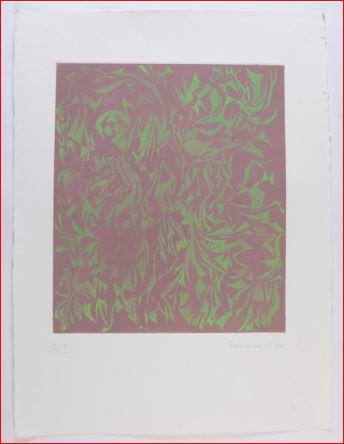 Untitled (mauve & green) by 
																	Berenice Sydney