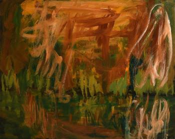 Pond in October by 
																			Nancy Wynne-Jones