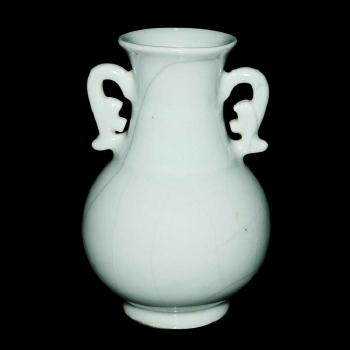 Bian Jing Guan Kiln Celadon Dragon Ear Handles Vase by 
																			 Song Dynasty