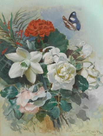 Untitled (Flowers Painted In Bombay) by 
																	Horace van Ruith