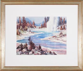 Geiser, Firehole River, Yellowstone Nat. Park 
 by 
																			Alfred Crocker Leighton