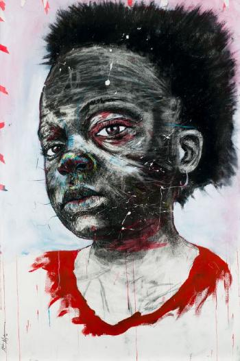 Portrait of a Girl by 
																	Nelson Makamo