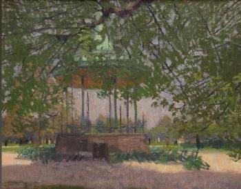 Bandstand in a park by 
																	Robert Buhler