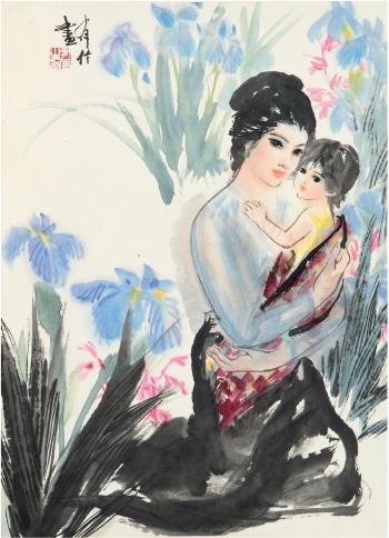 Mother and Child by 
																	 Yao Youxin