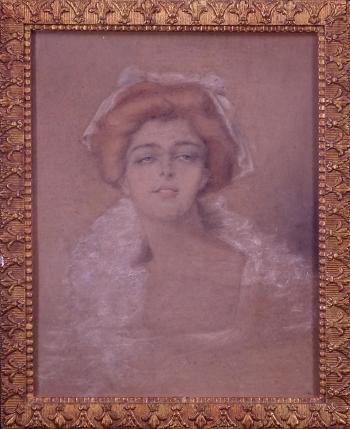 Portrait de dame by 
																	Antonio de la Gandara