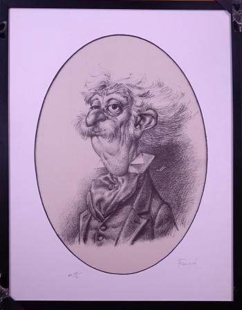 Portrait du Comte de Champignac by 
																			Andre Franquin