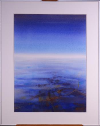 Paysage bleu by 
																			Elisabeth Ostendorf