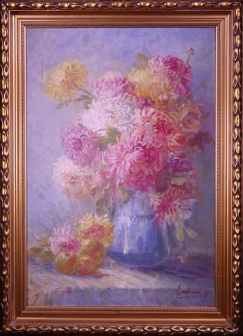 Vase de fleurs by 
																			Leopold Tastenoe