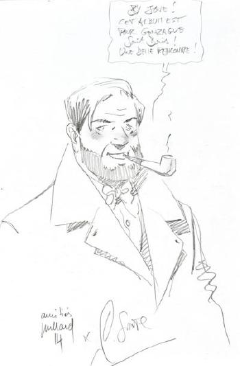 Portrait du professeur Philip Mortimer (Blake and Mortimer) by 
																	Andre Juillard