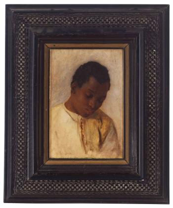 A Young Moroccan Boy by 
																	Charles Zacharie Landelle