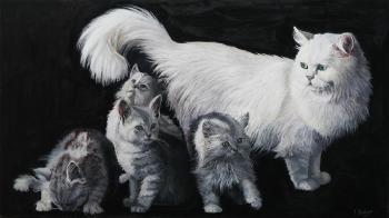 Cats by 
																	Leonid Obolsky