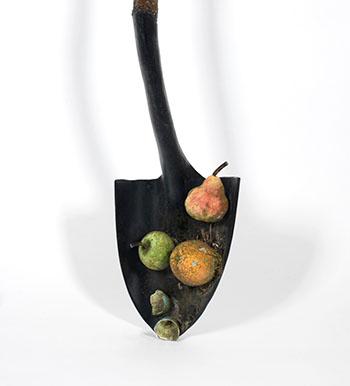 Spade With Fruit by 
																			Victor Cicansky