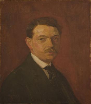 Portrait d'homme by 
																	Edmond Victor Jamois