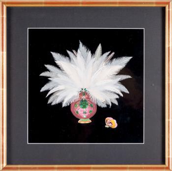 Bouquet de plumes blanches by 
																			Monica Gallopin
