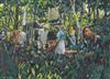 Coffee Bean Pickers by 
																			Fred Ludekens