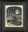 Couple Passing a Giant Bird House by 
																			Charles Addams