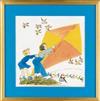 Flying a Kite by 
																			Maginel Wright Enright