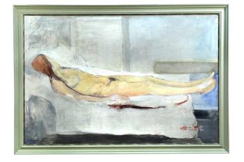 Reclining Nude by 
																			Anthony Fry