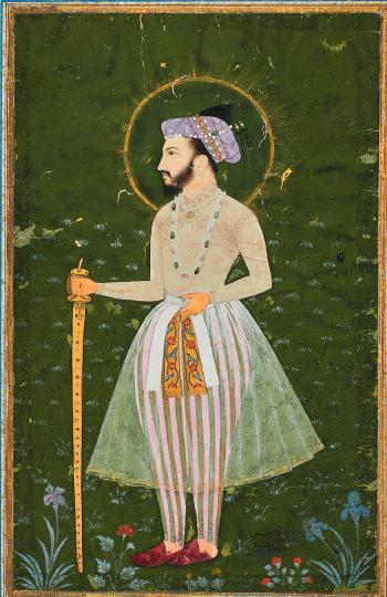 A portrait of a Mughal Prince by 
																	 Ismail