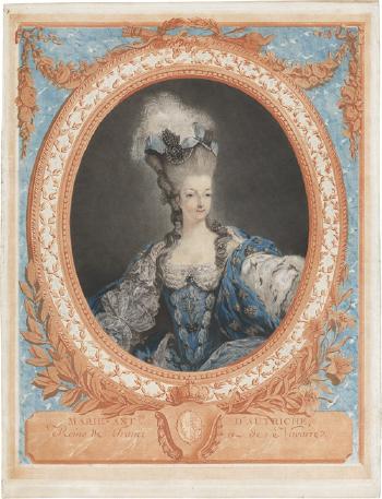 Marie-Antoinette d'Autriche, Reine de France et de Navarre by 
																	Jean Francois Janinet