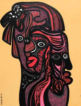 A Portrait in Crimson by 
																	Nwachukwu Ike