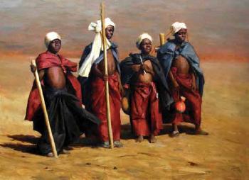 Pilgrims by 
																	Ebenezer Akinola