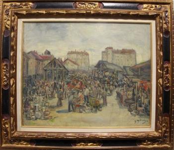 Le Marché by 
																			Gustave Madelain