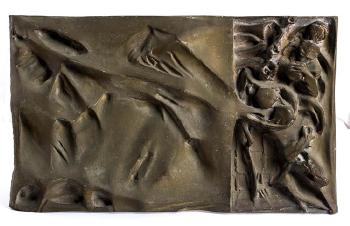 Bas relief with figures by 
																	Vincenzo Gaetaniello