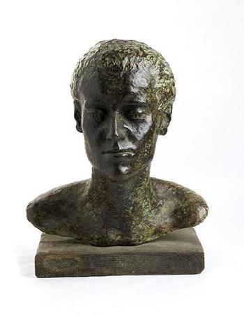 Bust of Lorenzo Garaventa by 
																			Antonietta Raphael Mafai