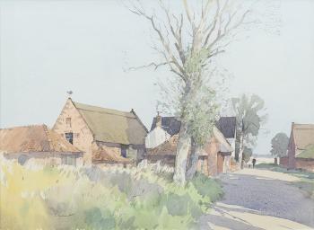 Farm At Eccles Norfolk by 
																	Stanley Orchart