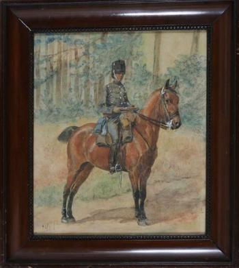 Cavalry officer by 
																			Jan Hoynck van Papendrecht
