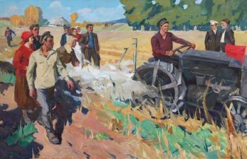 Harvest season by 
																			Leonid Pavlovich Zusman