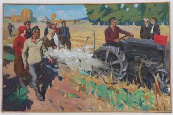 Harvest season by 
																			Leonid Pavlovich Zusman