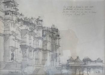 City Palace à Udaipur (Inde); Jaisalmer (Rajasthan) by 
																	Georges Jeanclos